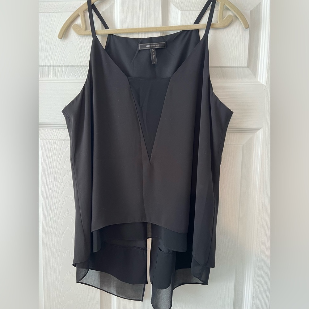 BCBG Mesh V Top 🖤